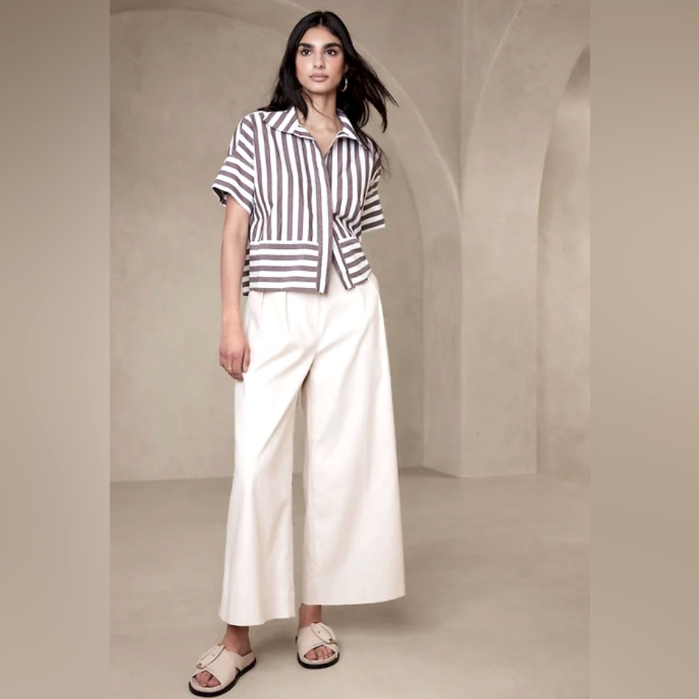 Banana Republic LAUREL FRENCH-CUFF SHIRT women’s size XS